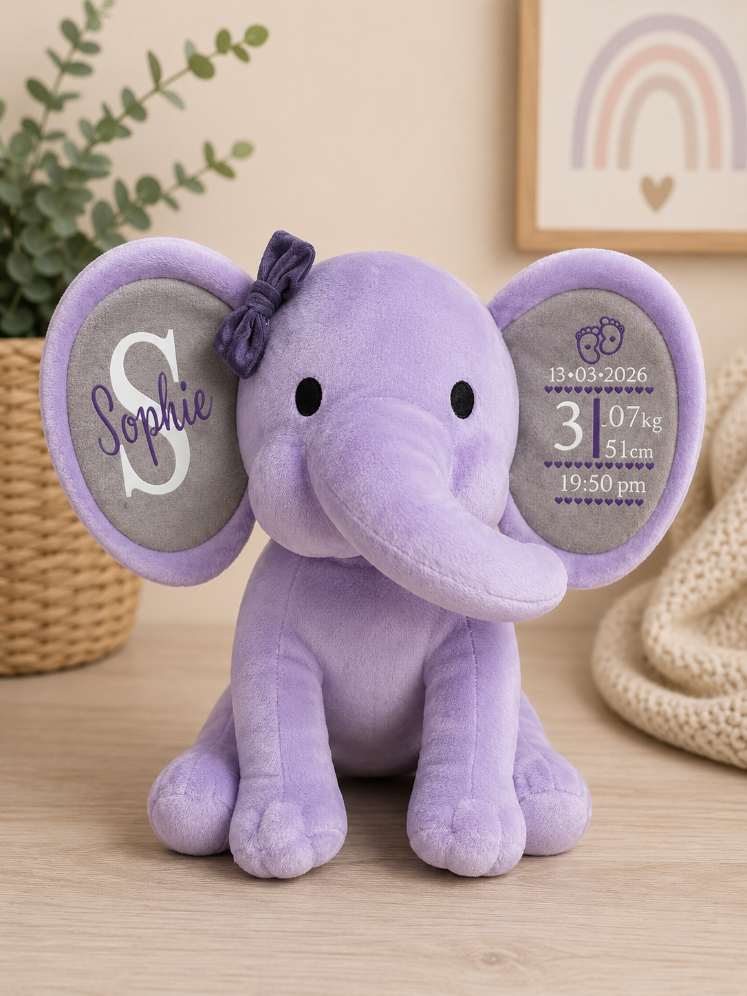 Birth Details Elephant Teddy