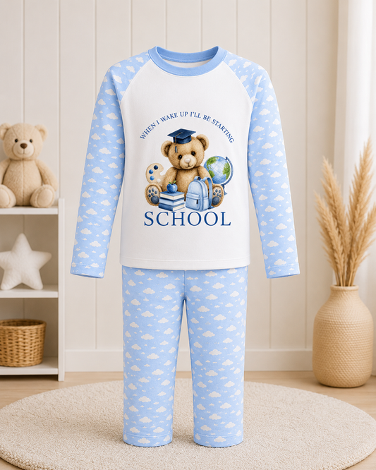 Personalised Starting School Pyjamas Design 2