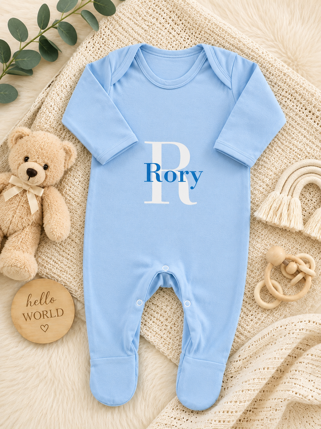 Personalised Baby sleep suit